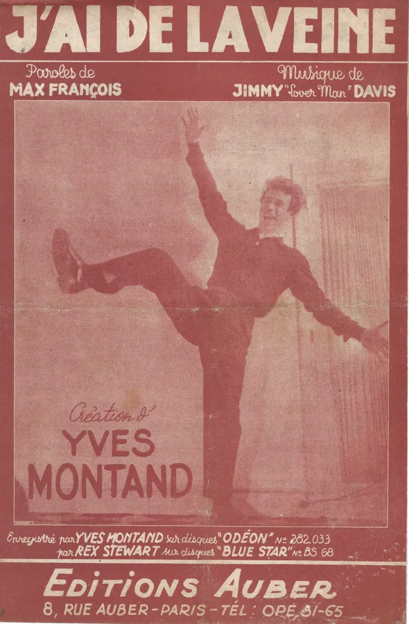 Cover for Yves Montand | Jimmy Davis | J'ai de la veine | Chanson