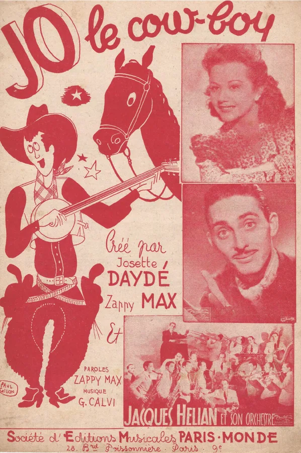 Cover for Jacques Helian | Josette Dayde | Gerard Calvi | Jo le cowboy | Chanson