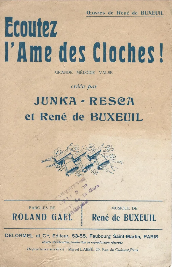 Cover for Rene de Buxeuil | Ecoutez l'Ame des Cloches! | Chanson