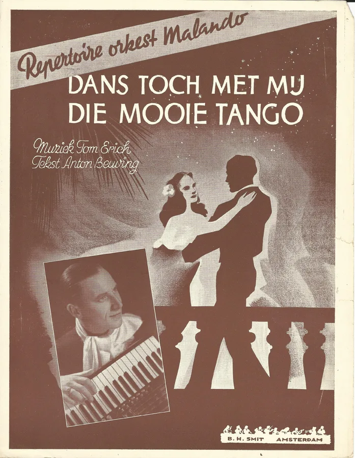 Cover for Malando | Tom Erich | Dans toch met mij die mooie tango | Piano | Zang