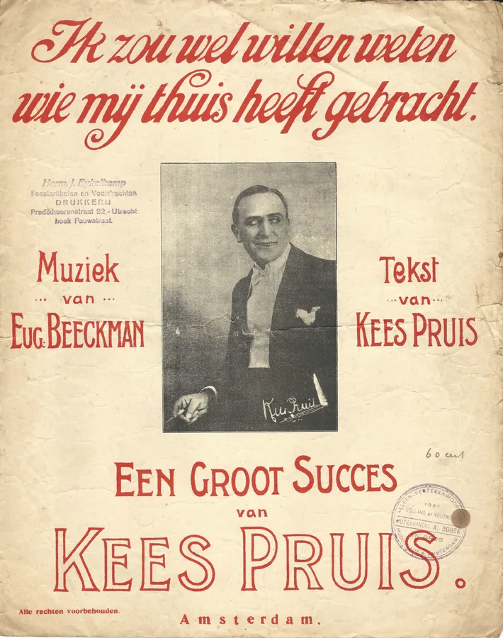 Cover for Kees Pruis | Eug. Beeckman| Ik zou wel willen weten wie mij thuis heeft gebracht