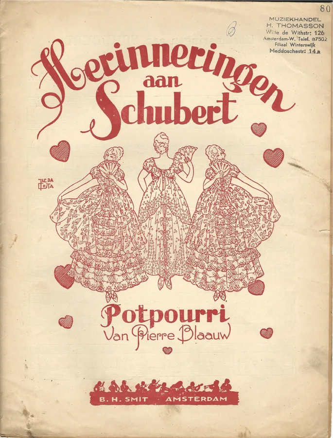 Cover for Pierre Blaauw | Schubert Potpourri  | Piano