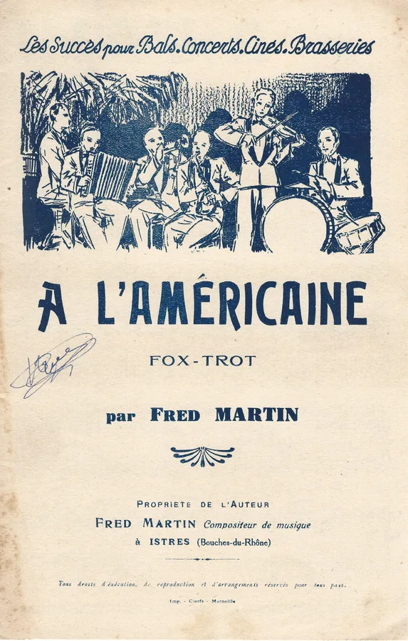 Cover for Fred Martin | A l'Americaine | Accordion | Violin
