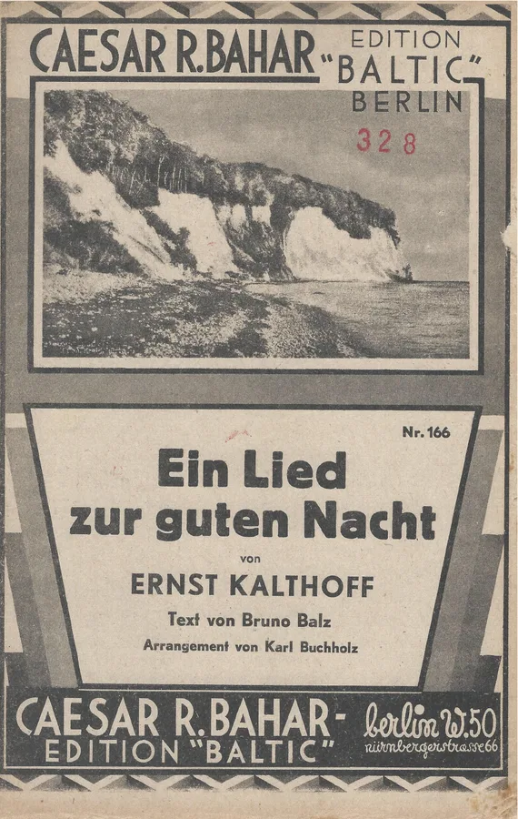 Cover for Ernst Kalthoff | Karl Buchholz | Ein Lied zur guten Nacht | Violin