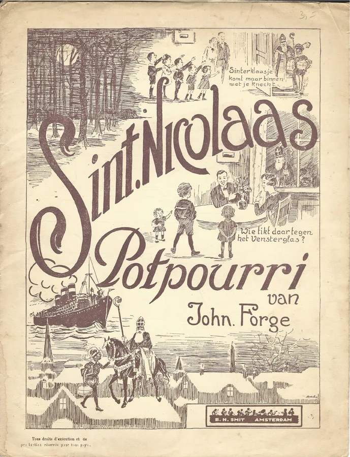 Cover for John Forge | Sint Nicolaas Potpourri | Piano | Zang