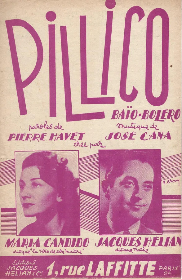 Cover for Maria Candido | Jose Cana | Pillico | Chanson