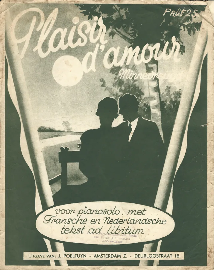 Cover for Martini | Plaisir d'Amour | Piano and vocals