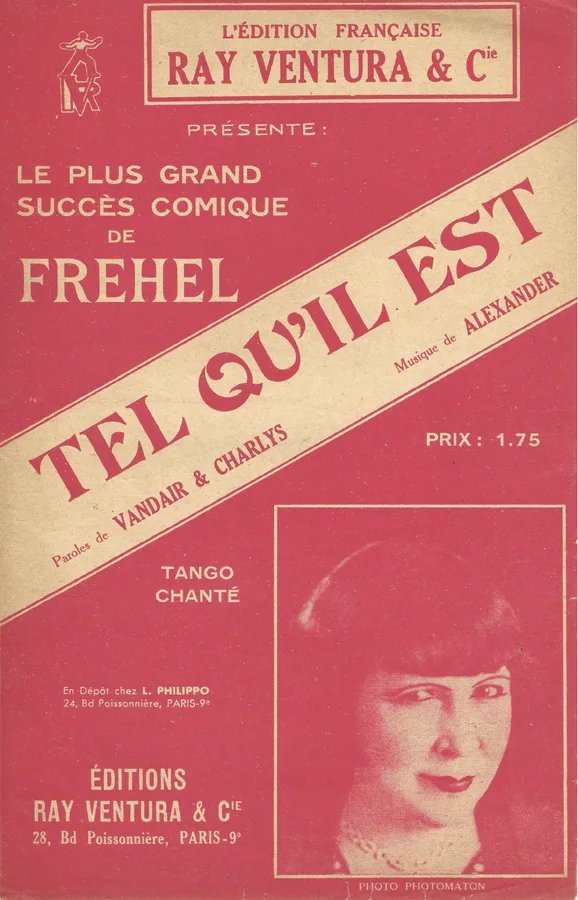 Cover for Ray Ventura | Alexander | Frehel | Tel qu'il est | Vocals