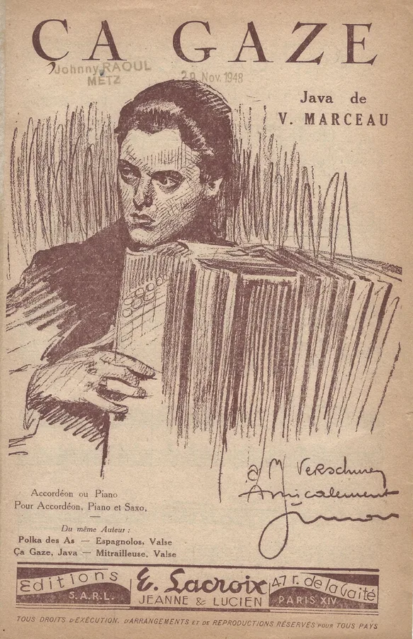Cover for V. Marceau | Ca Gaze | Piano | Accordion