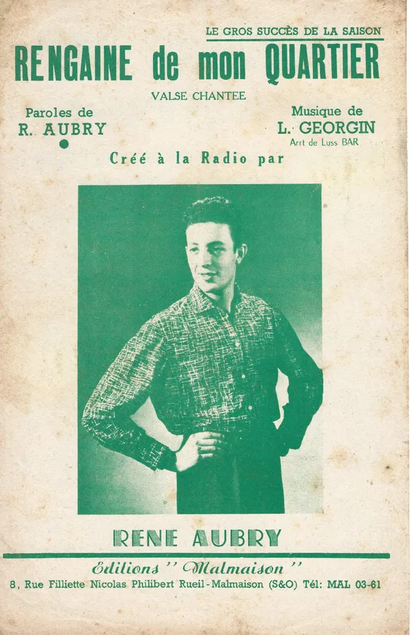 Cover for Rene Aubry | L. Georgin | Regain de mon quartier | Accordeon | Vocals
