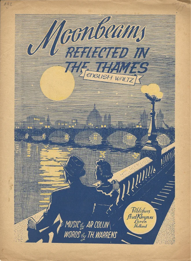 Cover for Ar Colijn | Th. Warrens | Moonbeams reflected in the Thames | Piano | Vocals