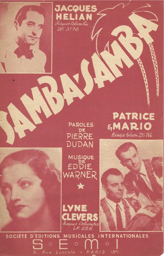 Cover for Lyne Clevers | Jacques Helian | Eddie Warner | Samba Samba | Vocals