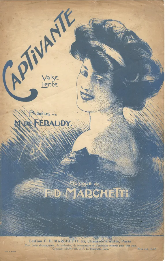 Cover for F.D. Marchetti | Captivante | Chanson | Vocals