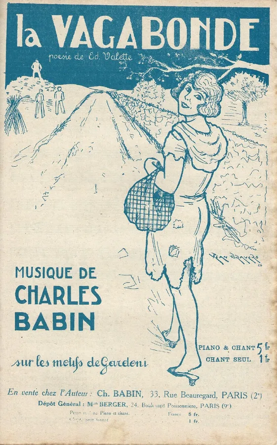 Cover for Charles Babin | Fredo Gardoni | La Vagabonde | Chant