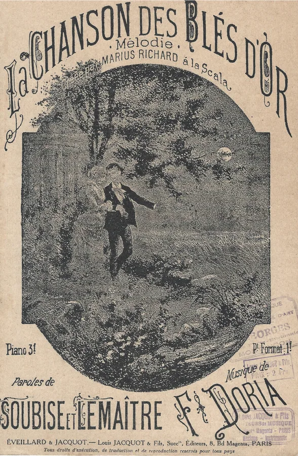 Cover for Marius Richard | F. Doria | La Chanson des Bles d'Or | Chanson