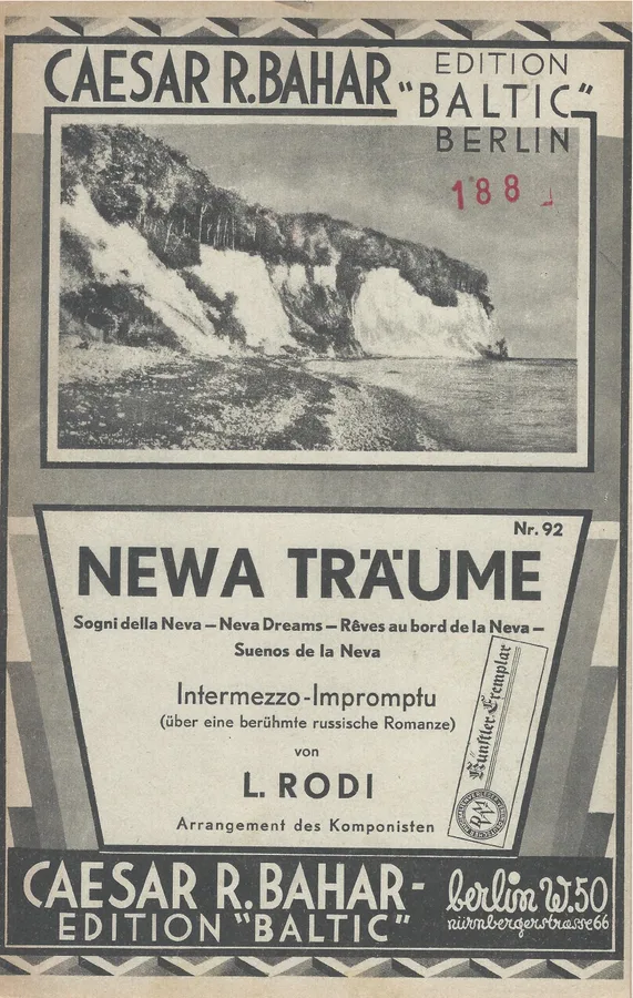 Cover for Leo Rodi | Newa Traume | Piano