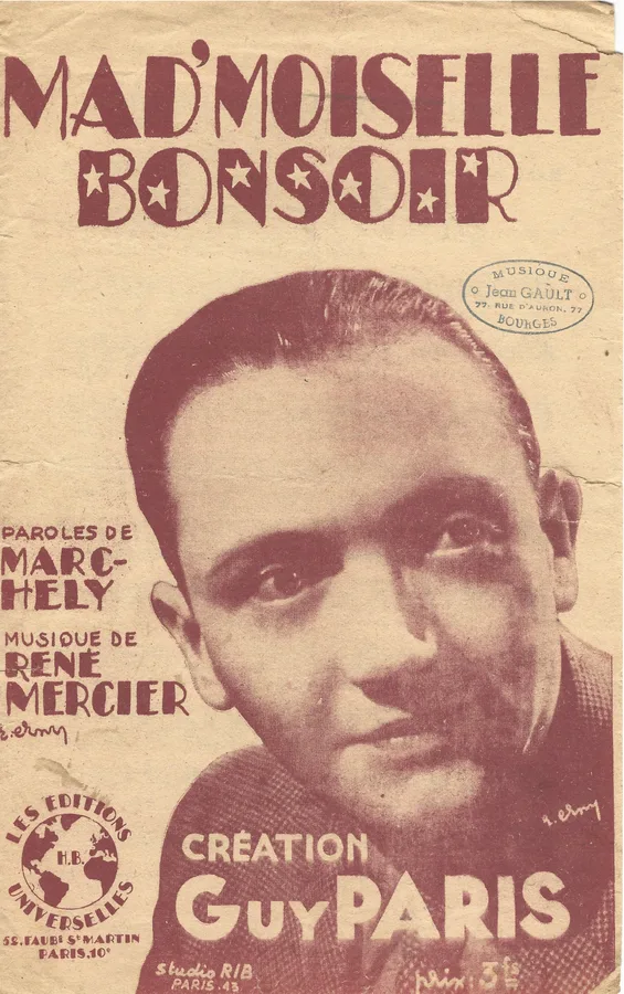 Cover for Rene Mercier | Mad'moiselle Bonsoir | Chanson