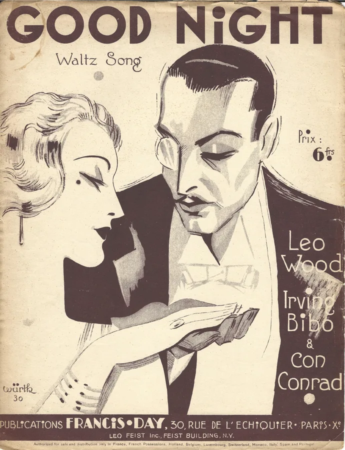 Cover for Leo Wood | Irving Bibo | Good Night | Piano | Vocals