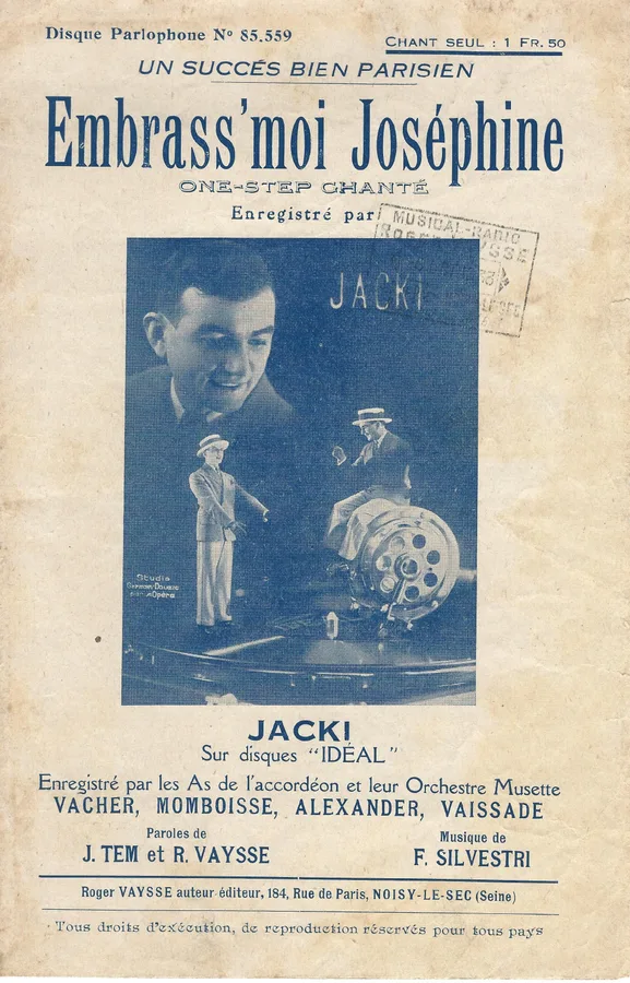 Cover for Fernand Silvestri | Jacki | Embrass'Moi Josephine | Chanson