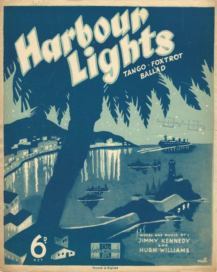 Cover for Hugh Williams | Jimmy Kennedy | Harbour Lights | Piano | Vocals