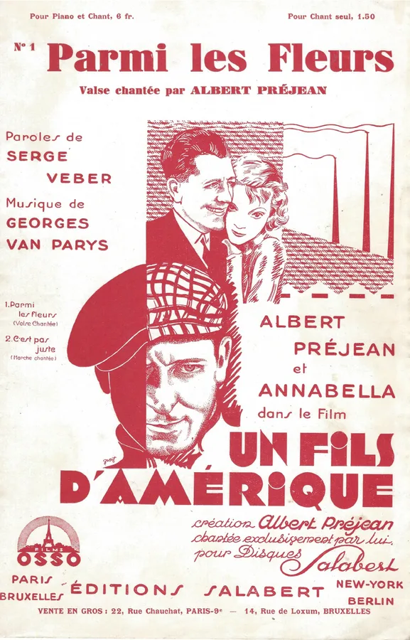 Cover for Albert Prejean | Georges van Parys | Parmi les Fleurs | Chanson