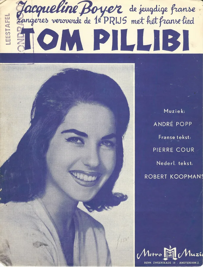 Cover for Jacqueline Boyer | Andre Popp | Tom Pillibi | Piano | Vocals