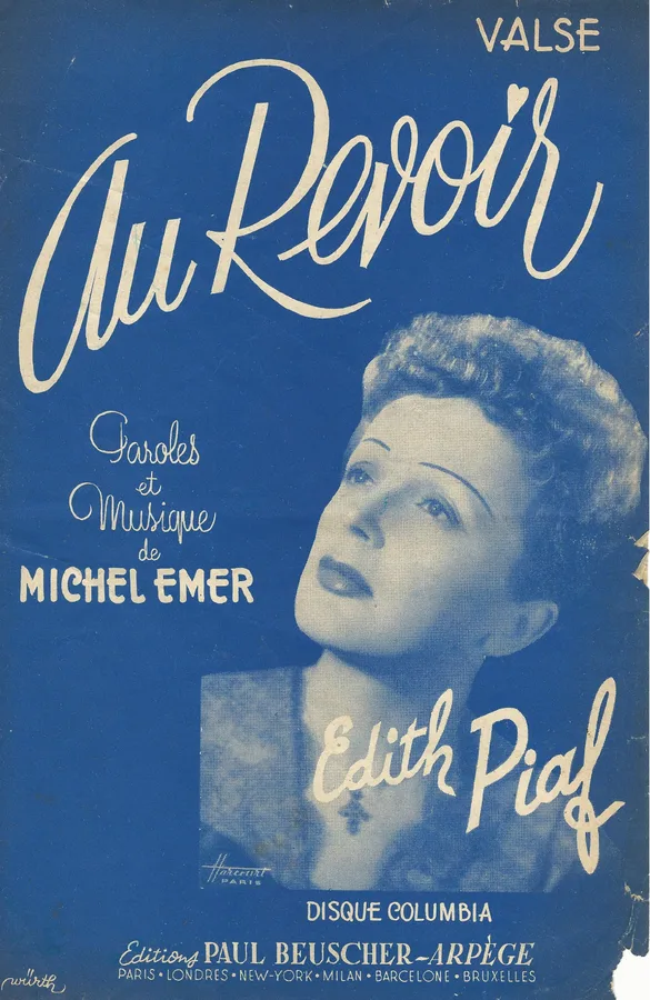 Cover for Edith Piaf | Michel Emer | Au Revoir | Vocals