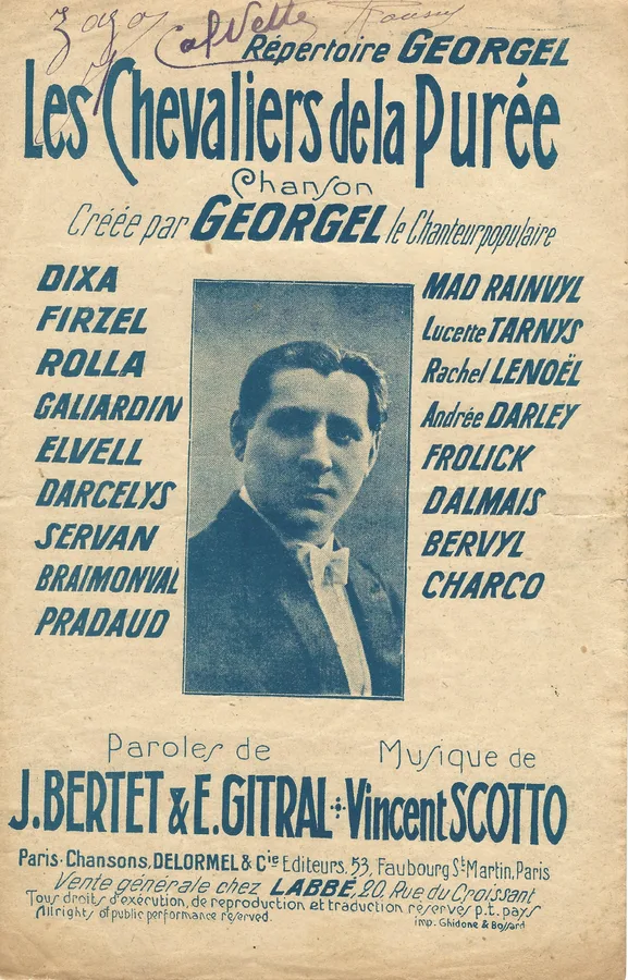 Cover for Georgel | Vincent Scotto | Les Chevaliers de la Puree | Vocals