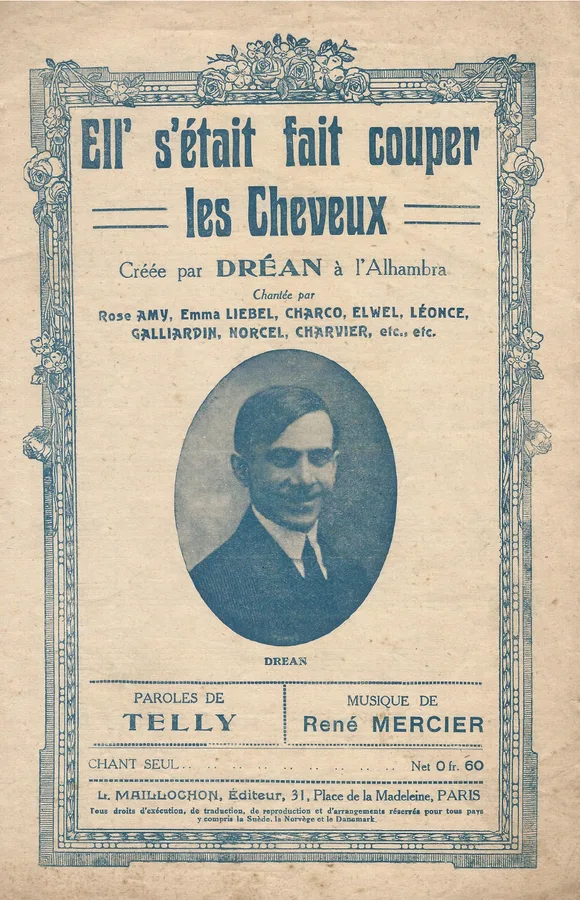 Cover for Drean | Rene Mercier | Ell' s'etait fait couper les Cheveux | Chanson