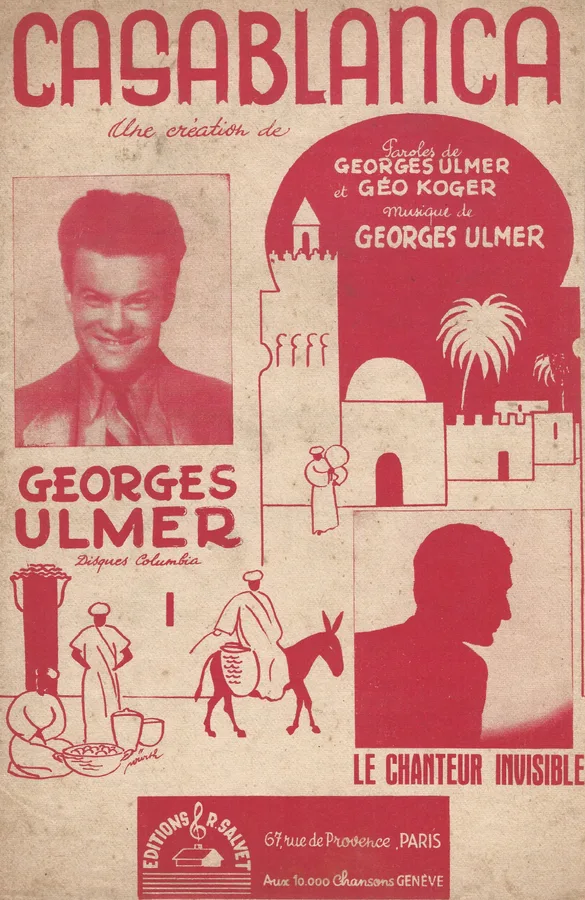 Cover for Georges Ulmer | Geo Koger | Casablanca | Chanson