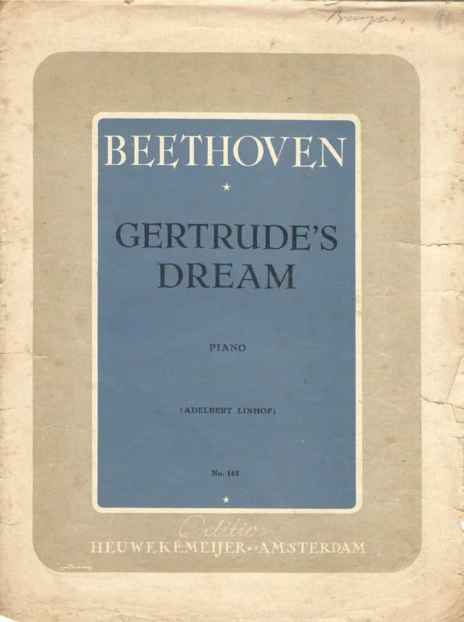 Cover for Ludwig von Beethoven | Gertrudes dream | Piano