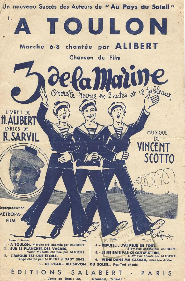 Cover for Vincent Scotto | Alibert | A Toulon | Chanson