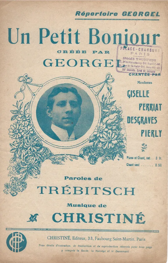 Cover for Georgel | Henri Christiné | Un Petit Bonjour | Chanson