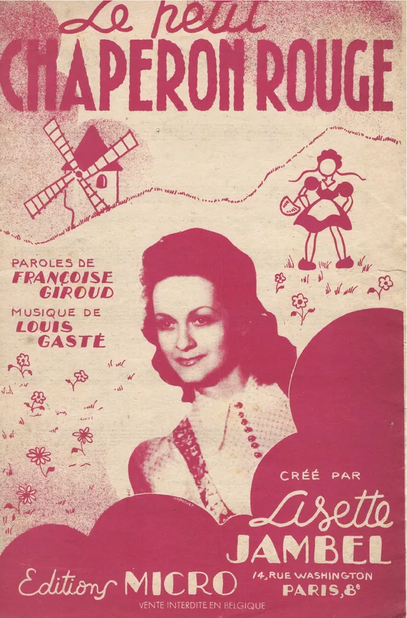 Cover for Lisette Jambel | Louis Gaste | Le petit Chaperon Rouge | Chanson