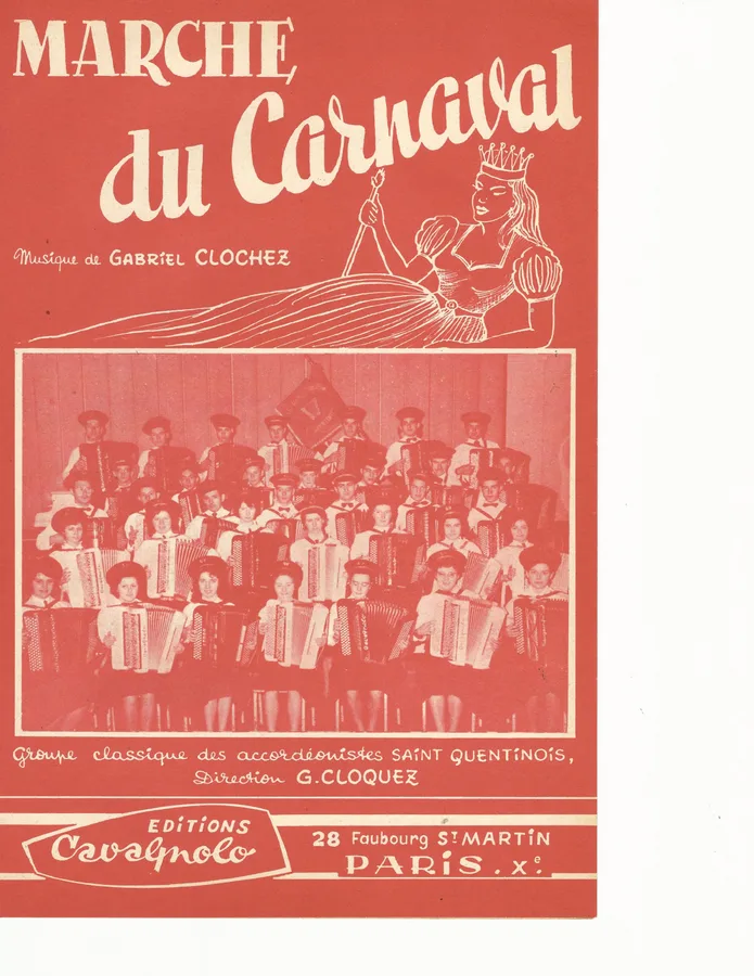 Cover for Gabriel Cloquez | Marche du Carnaval | Accordion