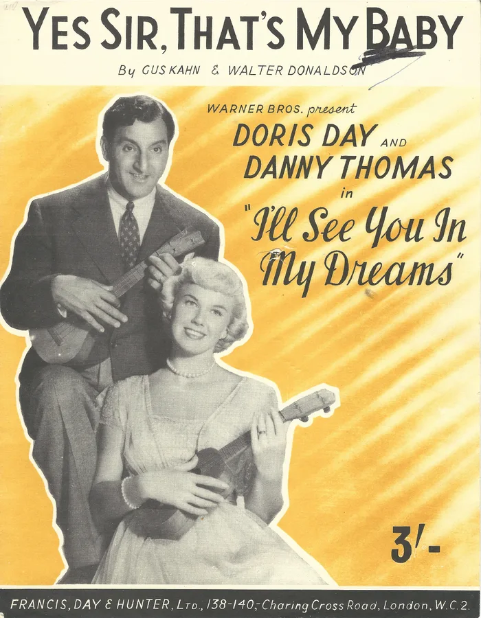 Cover for Walter Donaldson | Gus Kahn | Yes sir thats my baby | Piano | Vocals