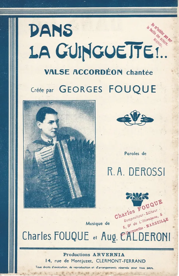 Cover for Ch. Fouque | Auguste Calderoni | Dans la Guinguette | Accordeon