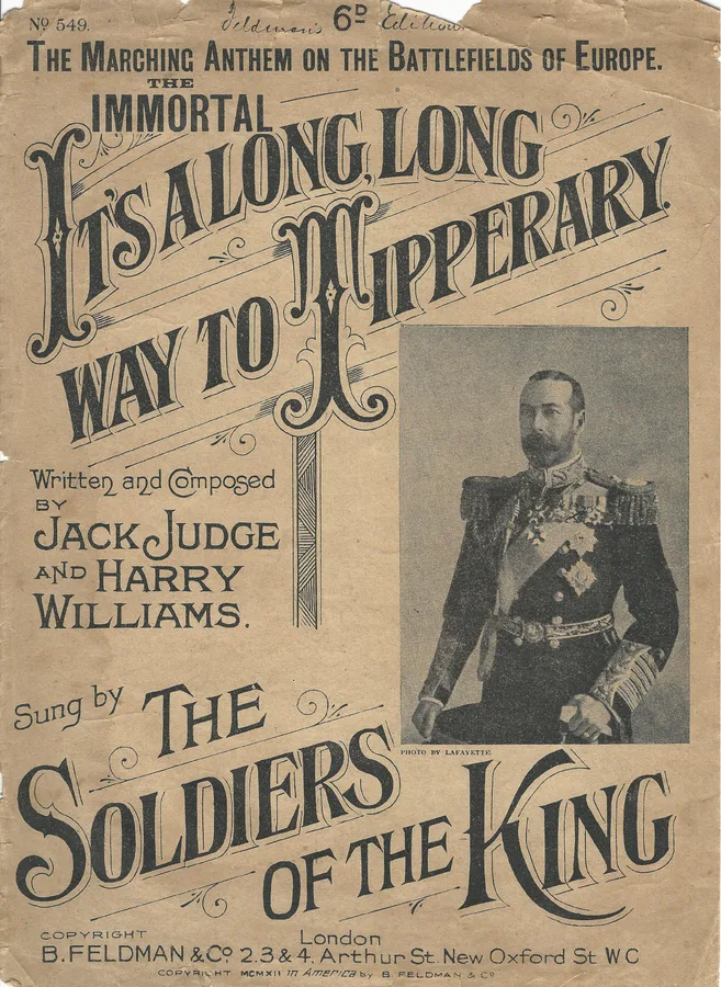 Cover for Jack Judge | Harry Williams | It's a long way to Tipperary | Piano | Vocals