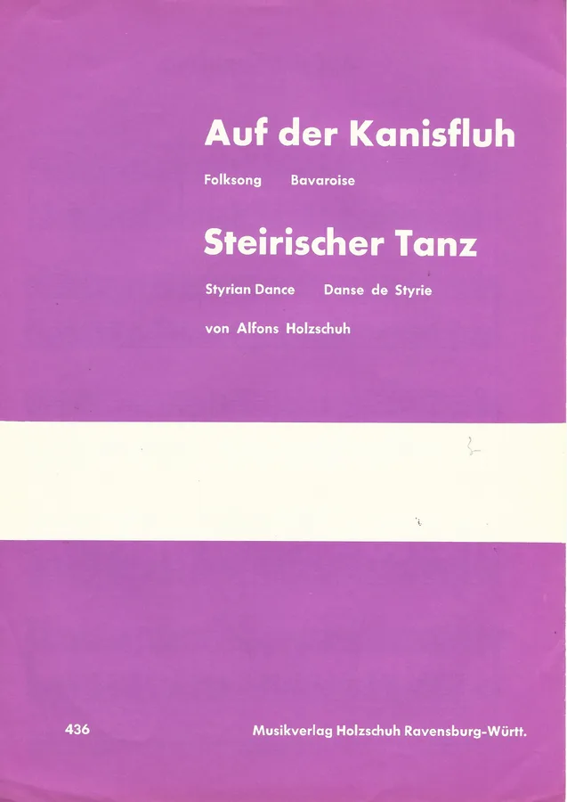 Cover for Alfons Holzschuh | Steirischer Tanz | Accordion