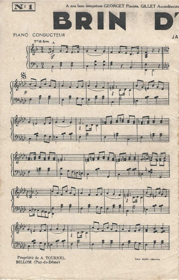 Cover for Armand Tournel | Brin d' Oseille | Orchestra