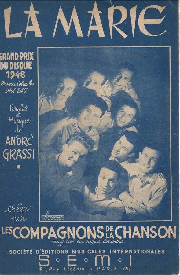 Cover for Les Compagnons de la Chanson | Andre Grassi | La Marie | Chanson