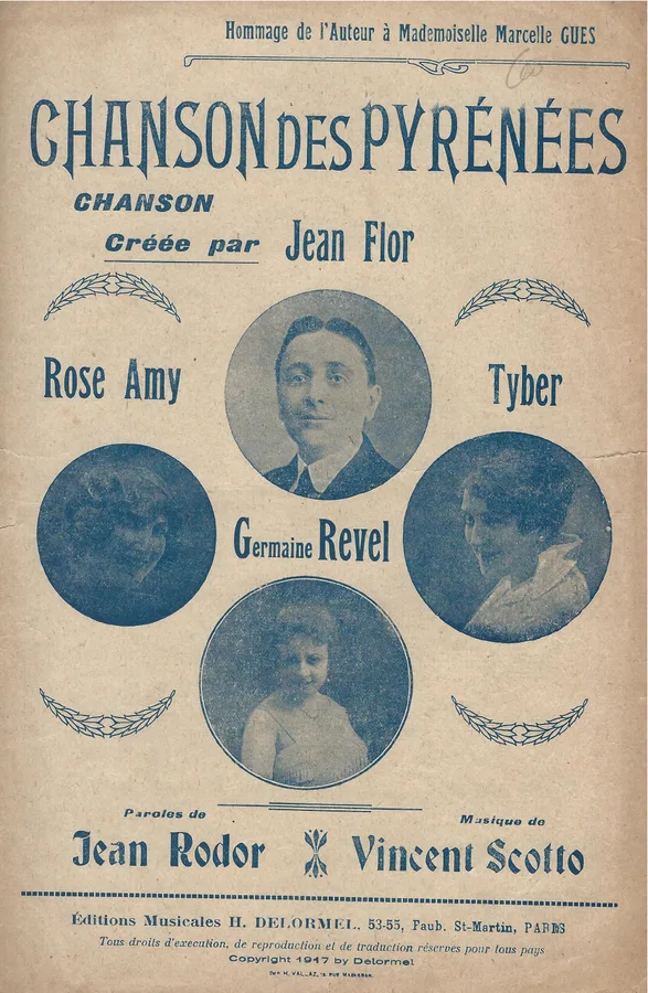 Cover for Vincent Scotto | Jean Flor | Jean Rodot | Chanson des Pyrenees