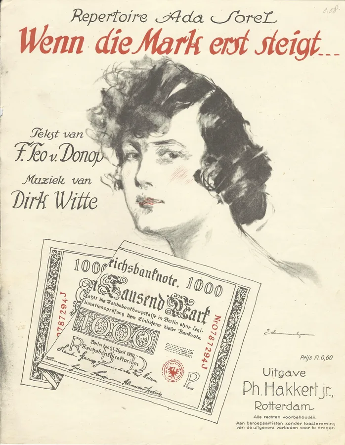 Cover for Ada Sorel | Dirk Witte | Wenn die Mark erst steigt | Piano | Vocals