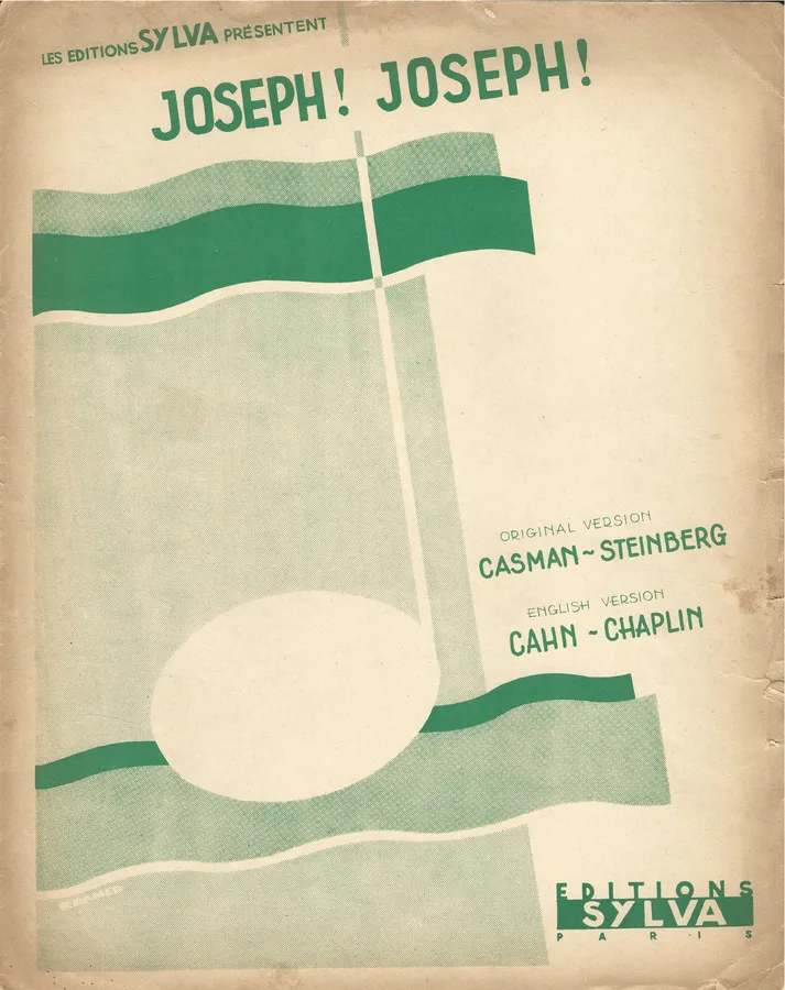 Cover for Casman-Steinberg | Cahn-Chaplin | Oh Joseph! Joseph! | Piano | Vocals