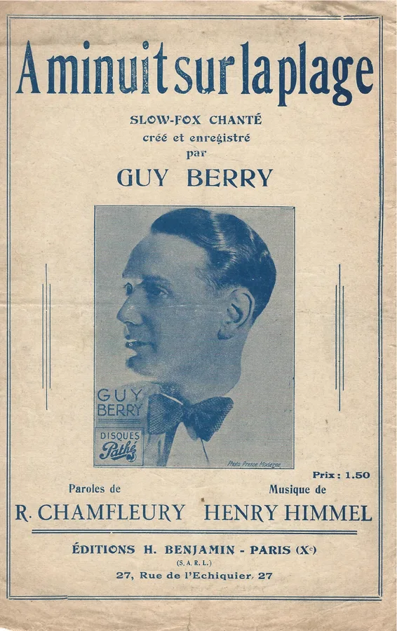 Cover for Henry Himmel | Guy Berry | A minuit sur la plage | Chanson