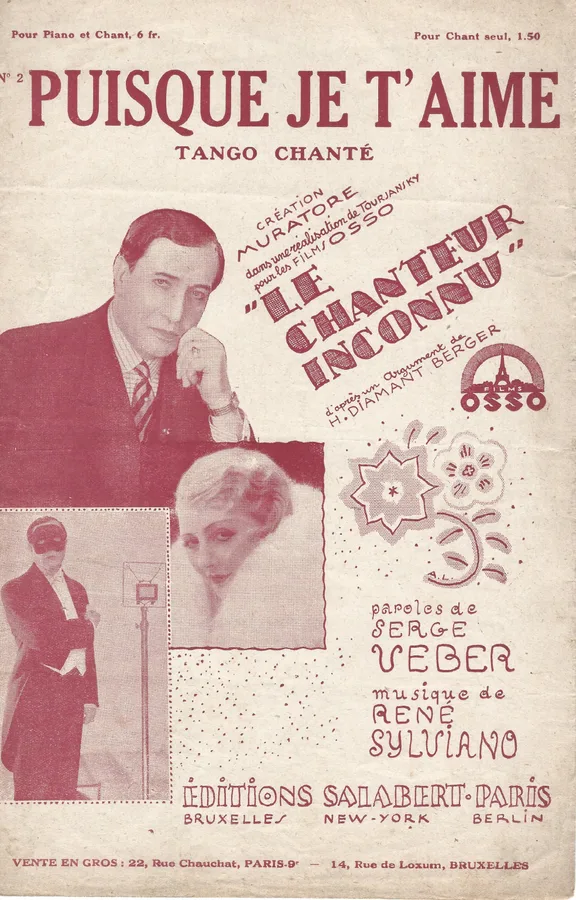 Cover for Rene Sylviano | Puisque je t'aime | Chanson