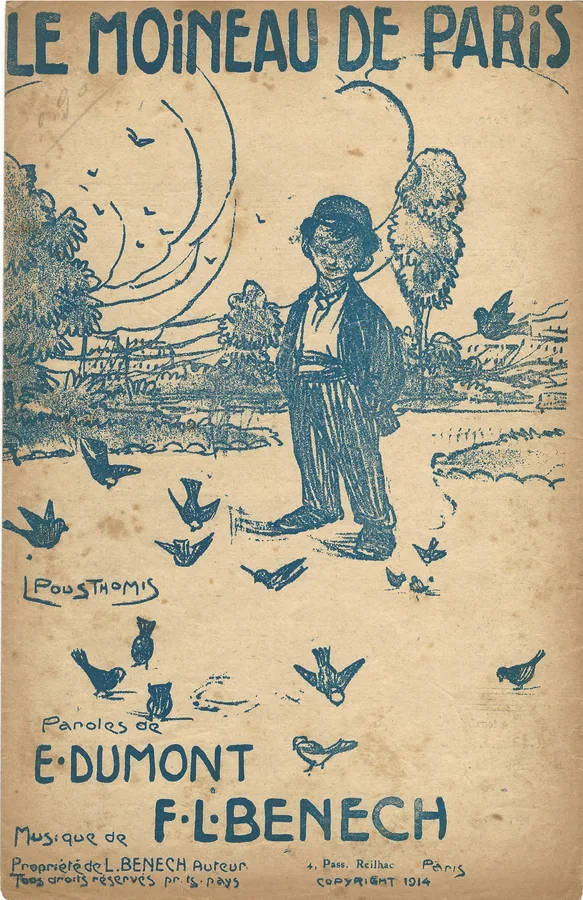 Cover for F.L. Benech | E. Dumont | Le Moineau de Paris | Vocals