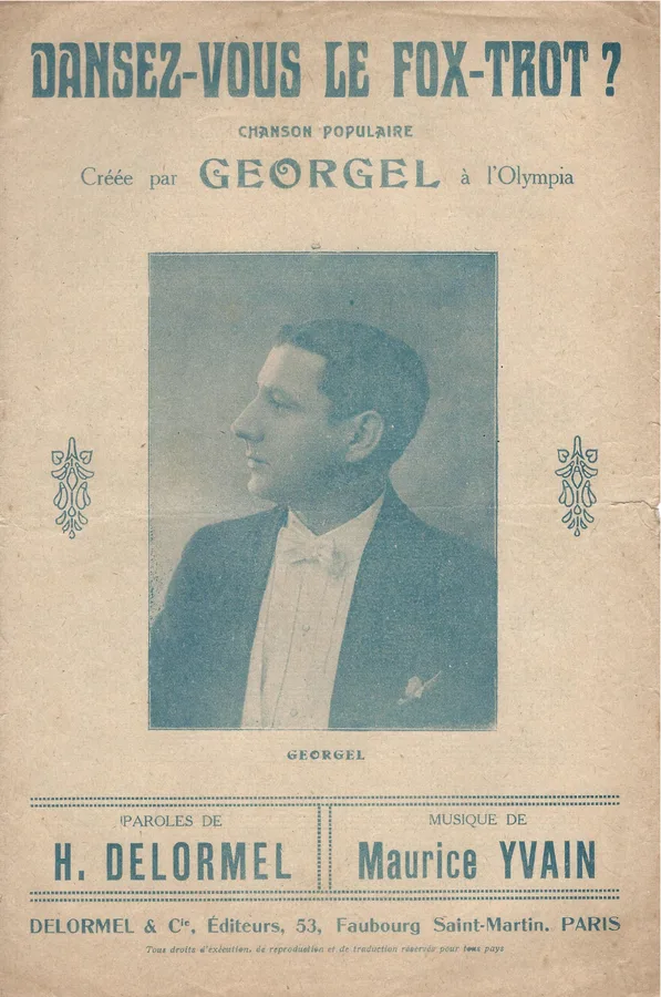 Cover for Georgel | Maurice Yvain | Dansez vous le Foxtrot? | Chanson