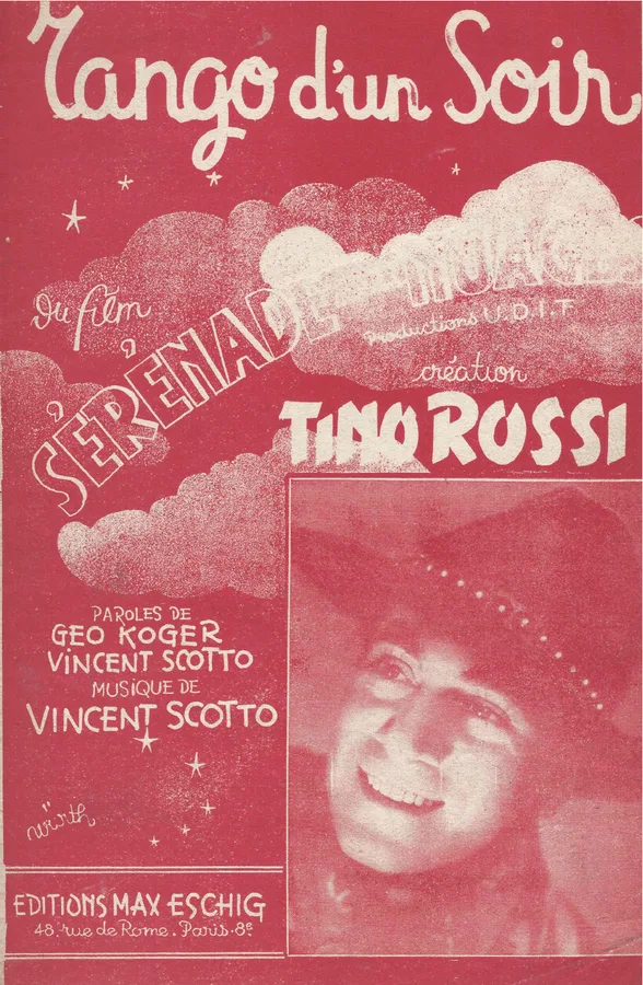 Cover for Tino Rossi | Vincent Scotto | Tango d'un Soir | Chanson