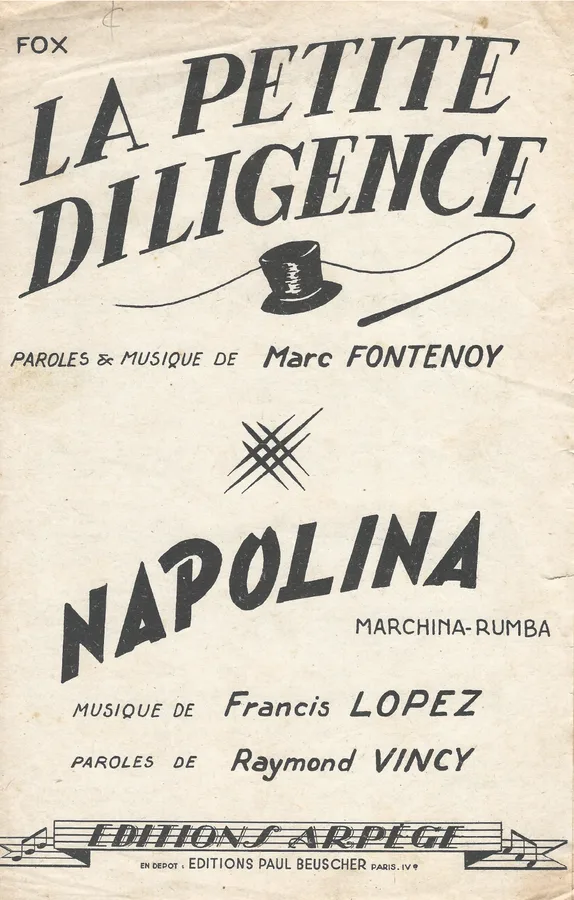 Cover for Marc Fontenoy | La Petite Diligence | Accordion | Violin | Vocals